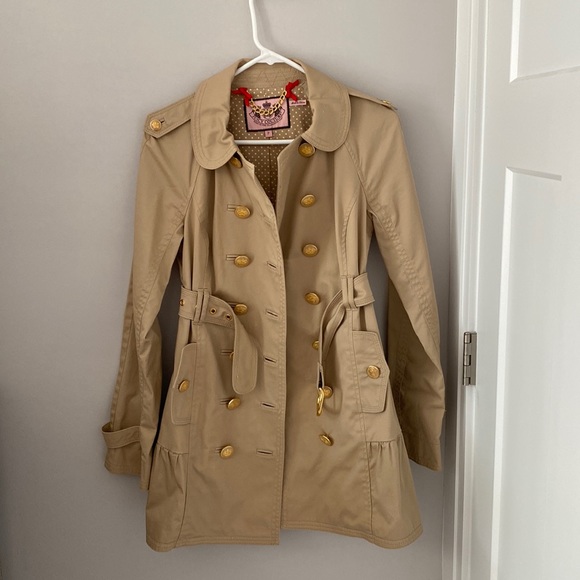 Juicy Couture Trench Coat | P / XS - Picture 1 of 3